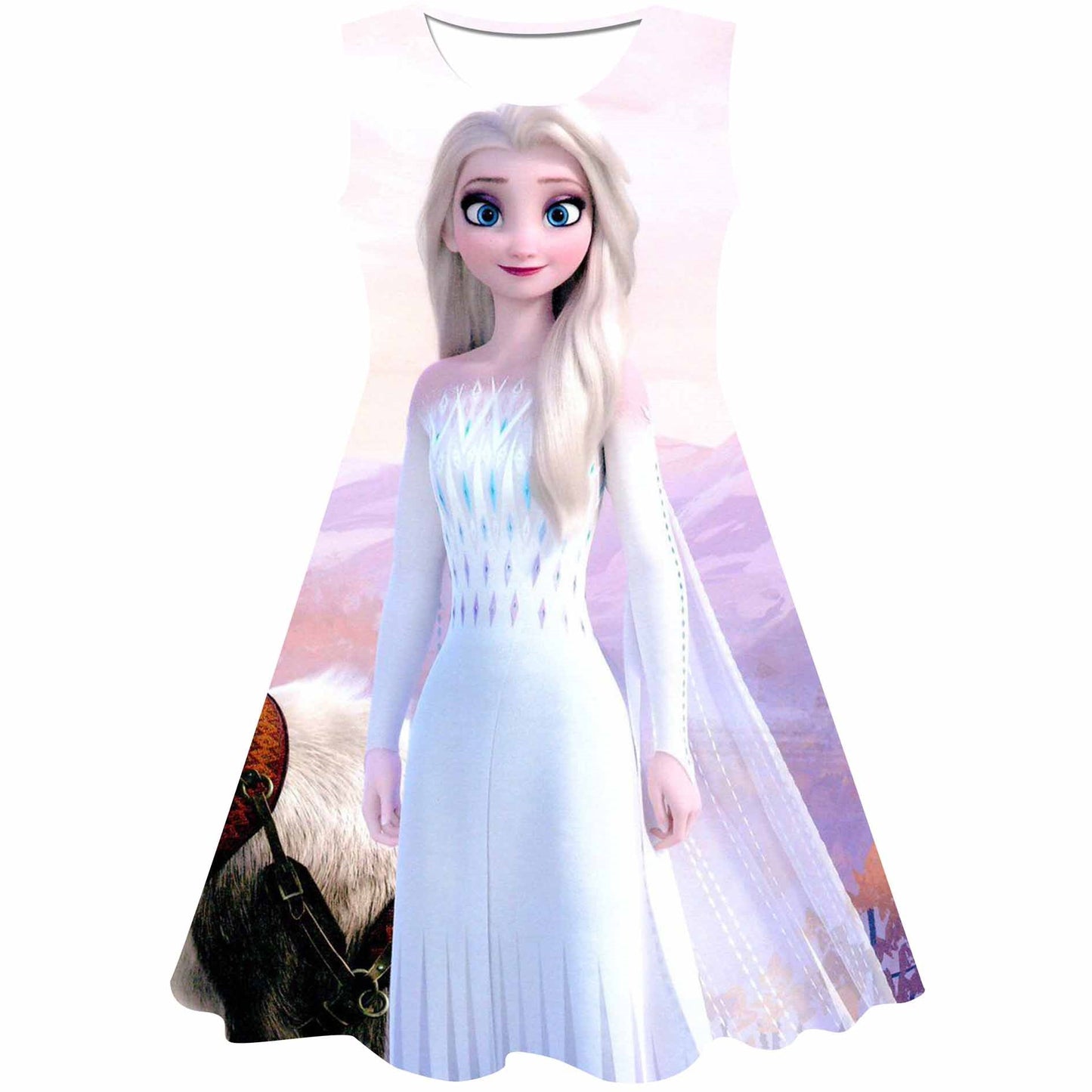 Fancy Printed Princess Dress 12M-10Yrs