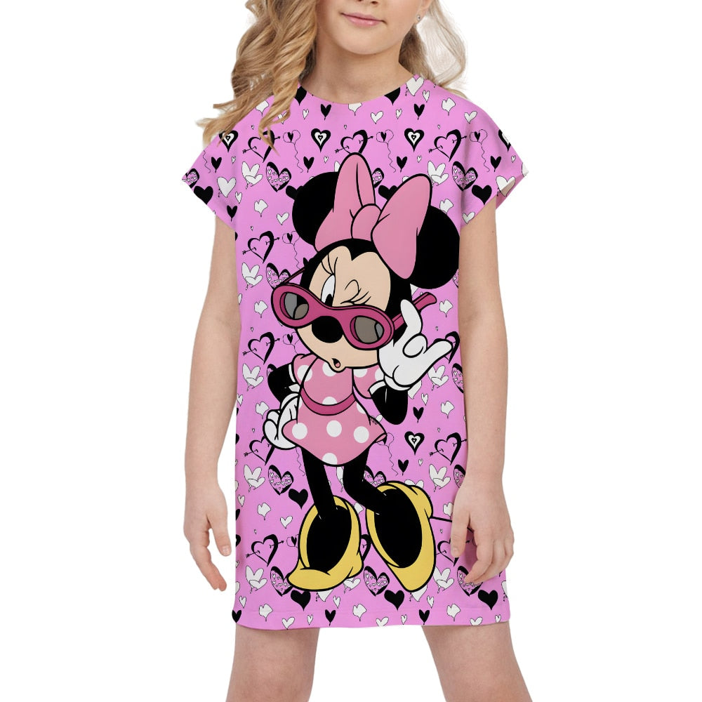 Minnie Mouse Dress For 2-8 Years