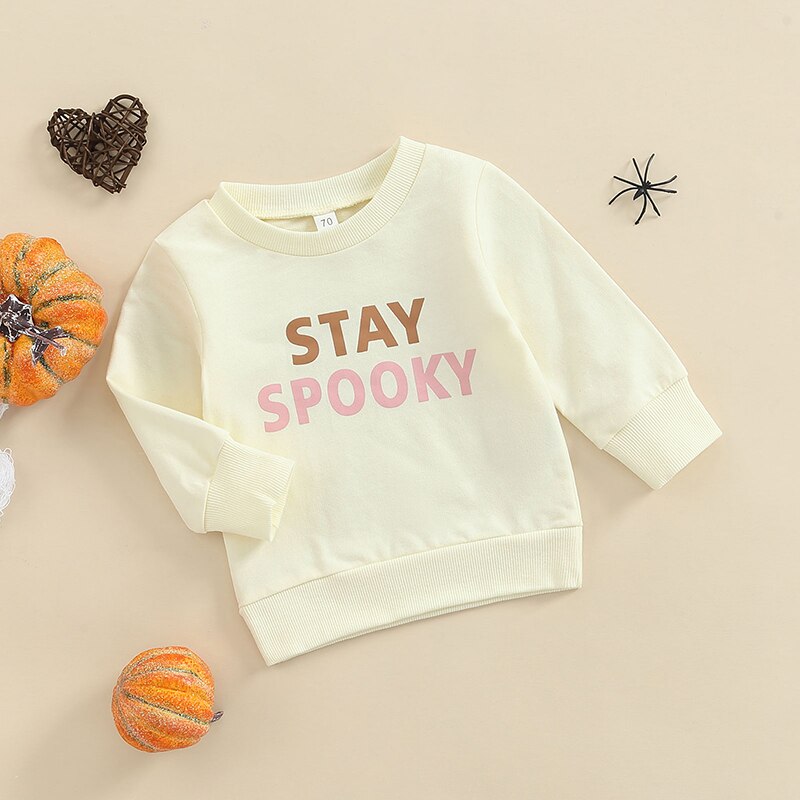 Stay Spooky 0-3Y Halloween Baby Girls Boys Sweatshirt