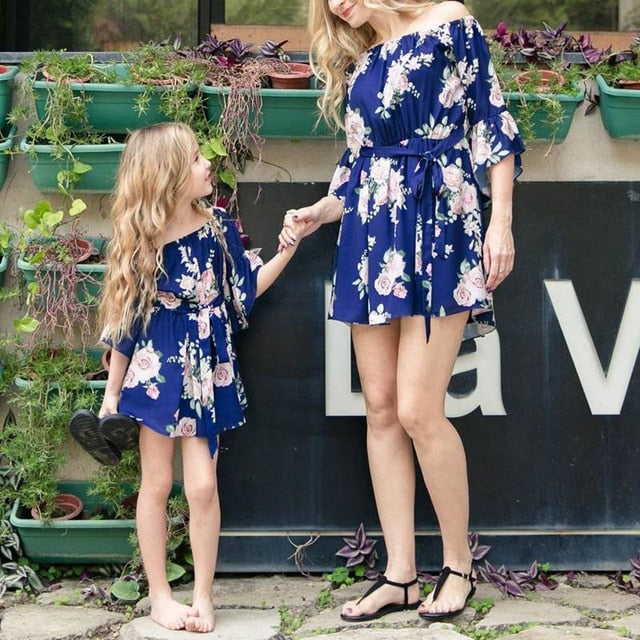 Mommy and Me Matching Floral Dress