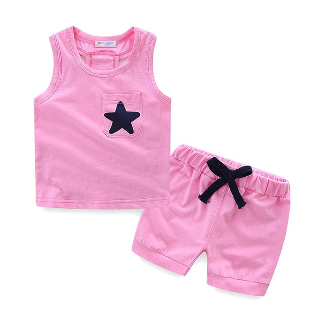 Star Polka Dot Children Outfit