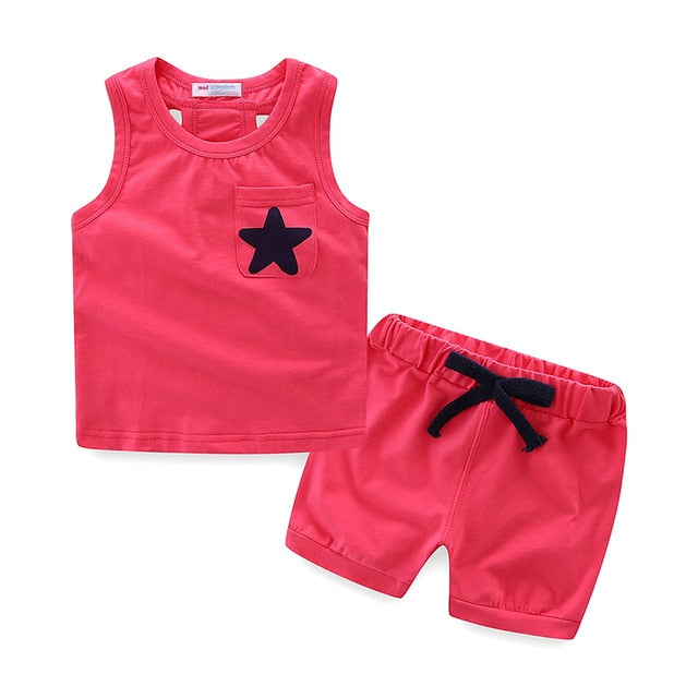 Star Polka Dot Children Outfit