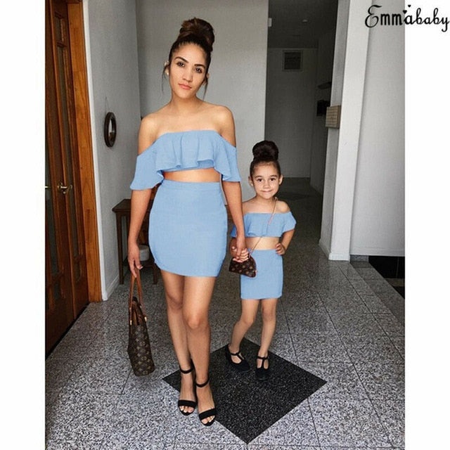 Mommy And Me Matching Dress